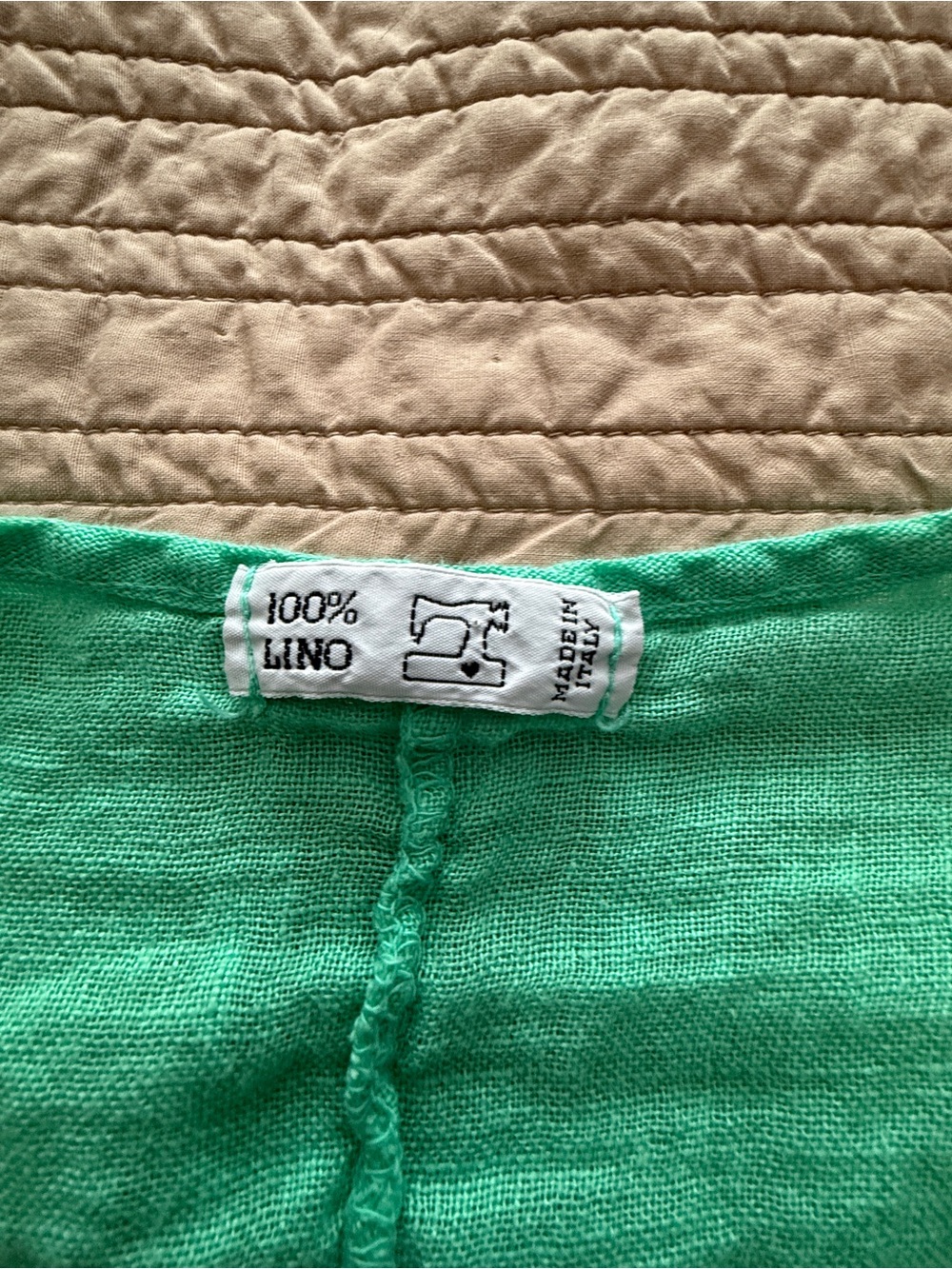 Lightweight Green Women's 100% linen - Picture 6 of 8
